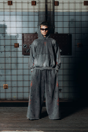Flared sweat suit