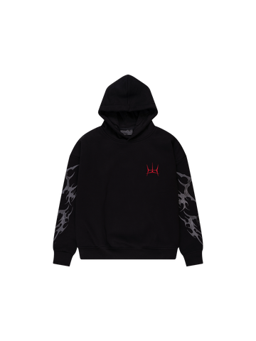 WONDERHOODIE - BLACK EMBROIDERY