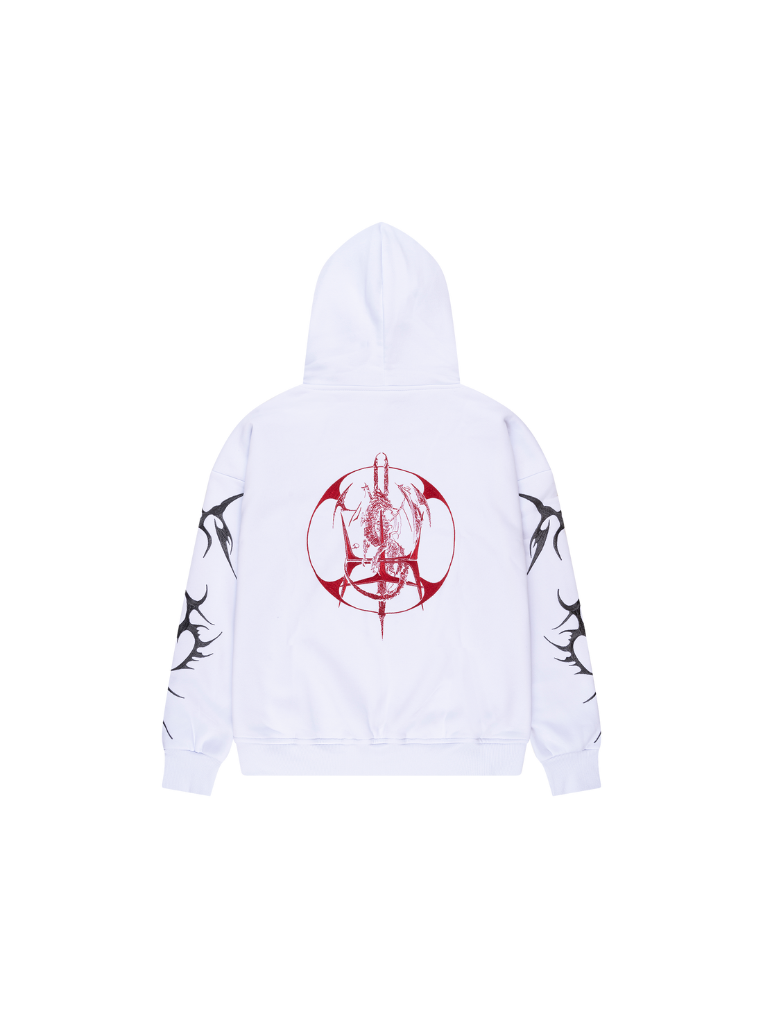 WONDERHOODIE - WHITE EMBROIDERY