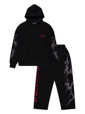 WONDERSUIT - BLACK EMBROIDERY