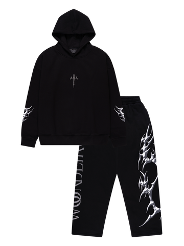 WONDERSUIT - BLACK RHINESTONE